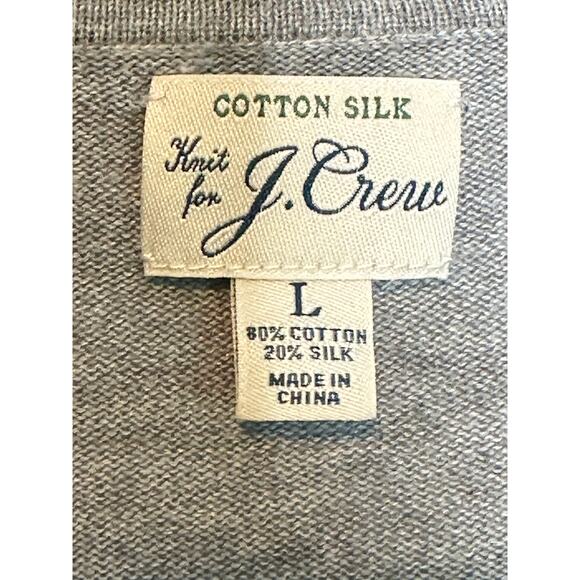 Banana Republic gray long sleeves polo shirt size Large - Picture 3 of 10